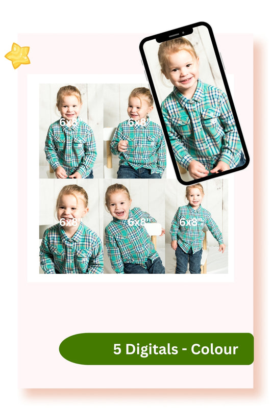 Tiny Treehouse High Res Digital Pack - Five Colour