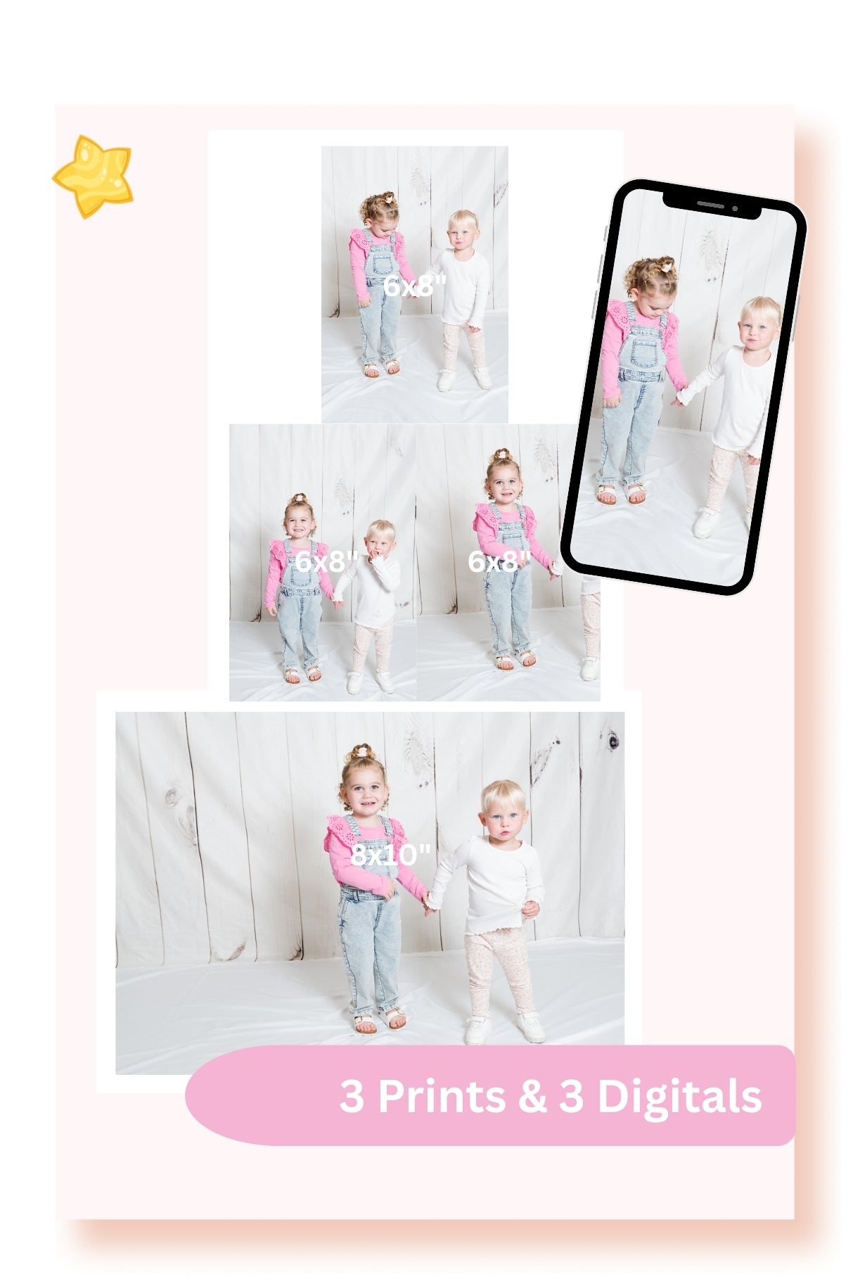 Sunshine Siblings/Single Print & Digital Package